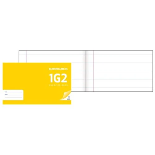 Warwick Exercise Book 1g2 24 Leaf Ruled 25mm 125x202mm - Nail Gallerys
