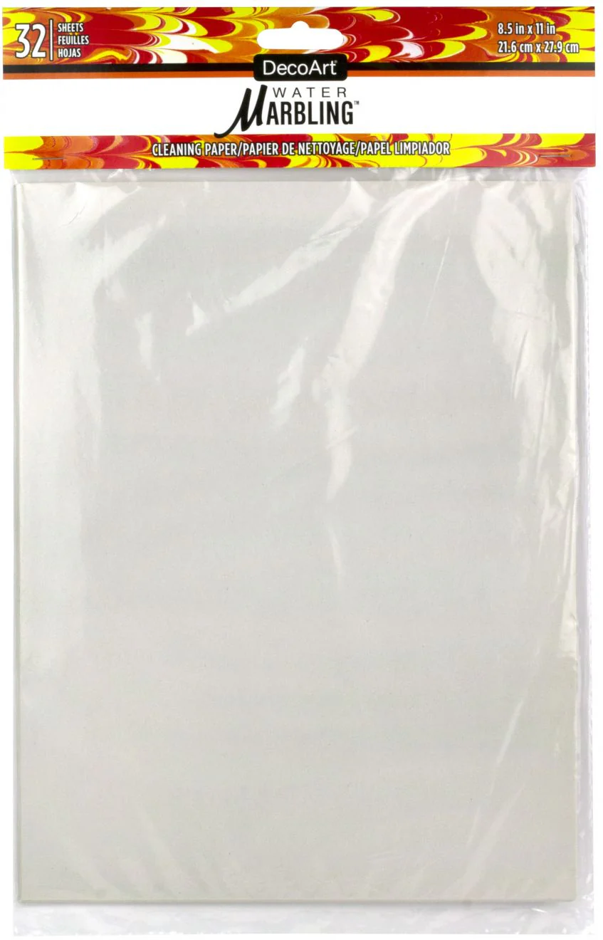 Decoart Water-Marbling Cleaning Paper 32 Sheets - Nail Gallerys