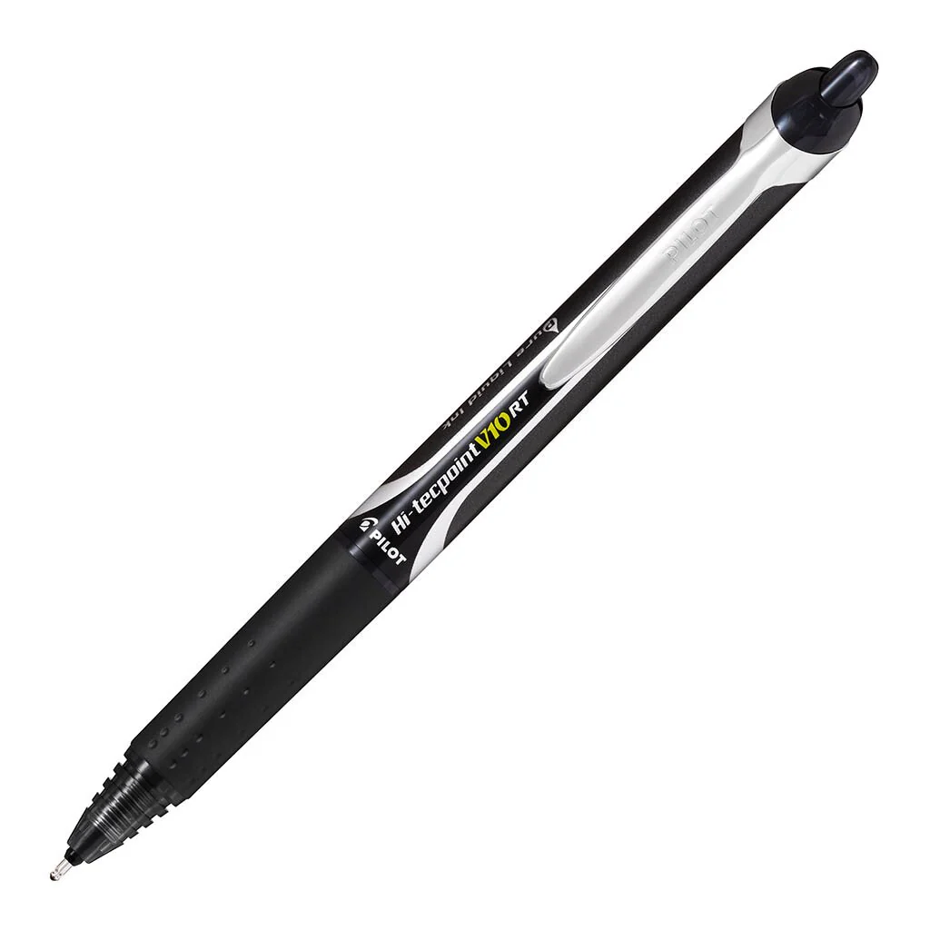 Pilot Hi-Tecpoint V10RT Rollerball Broad Pens - Nail Gallerys