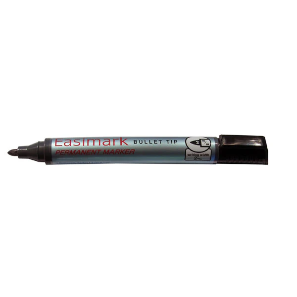Artline 107 Easimark Permanent Marker 2mm Bullet Nib Pack Of 12 - Nail Gallerys