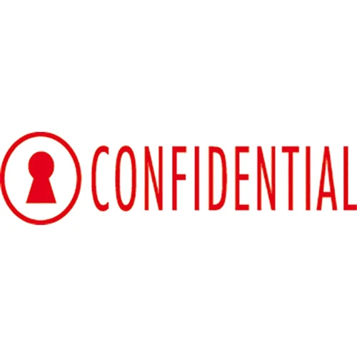 Colop Roller Stamp Confidential - Nail Gallerys