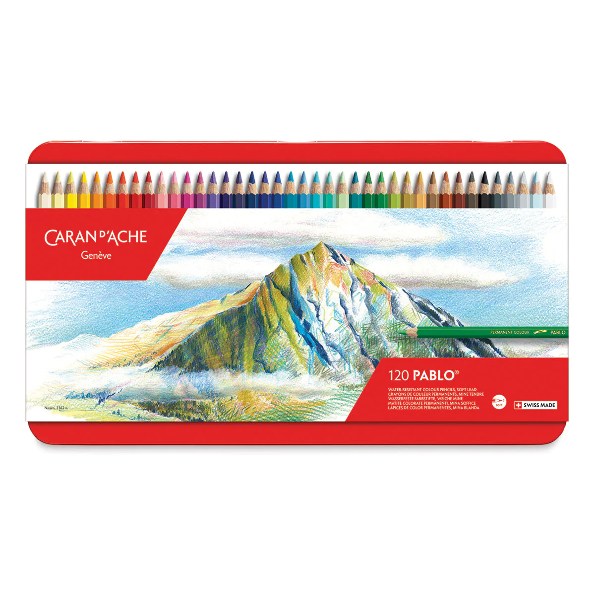Caran D'ache Pablo Colouring Pencil Set of 120 - Nail Gallerys