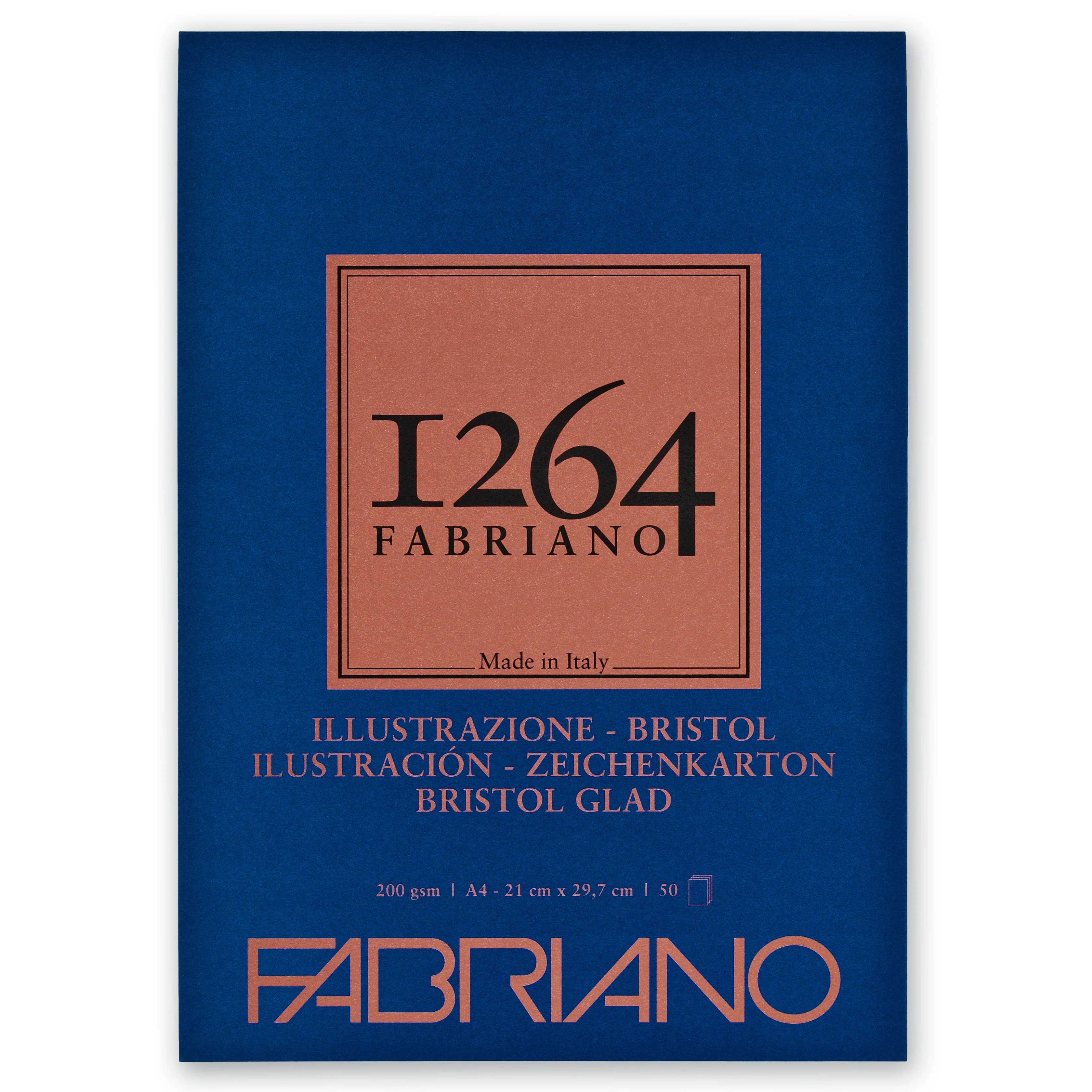 Fabriano 1264 Bristol 200gsm 50 Sheet Pads - Nail Gallerys