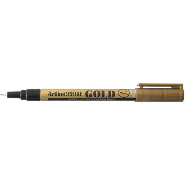 Artline 999 Metallic Marker Gold - Pack of 12 - Nail Gallerys