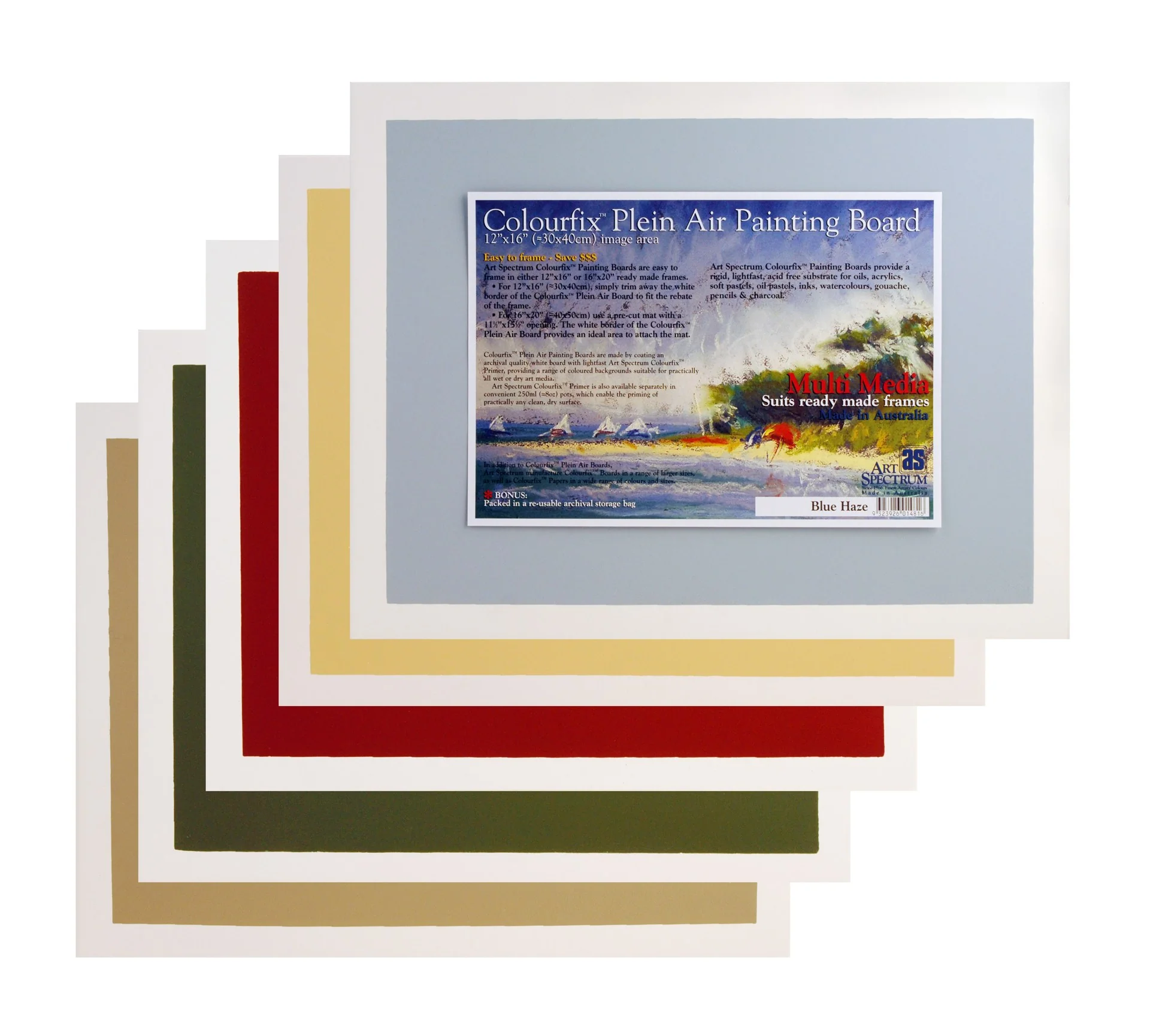 Art Spectrum Colourfix Plein Air Board 30x40cm - Nail Gallerys