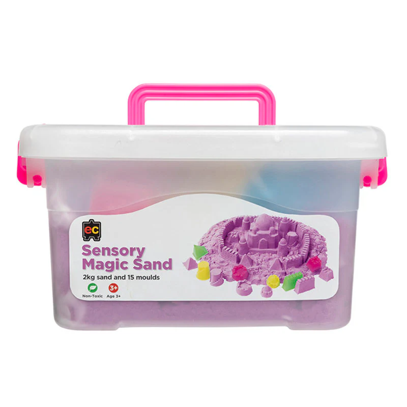 EC Sensory Magic Sand With Moulds 2kg Tub - Nail Gallerys