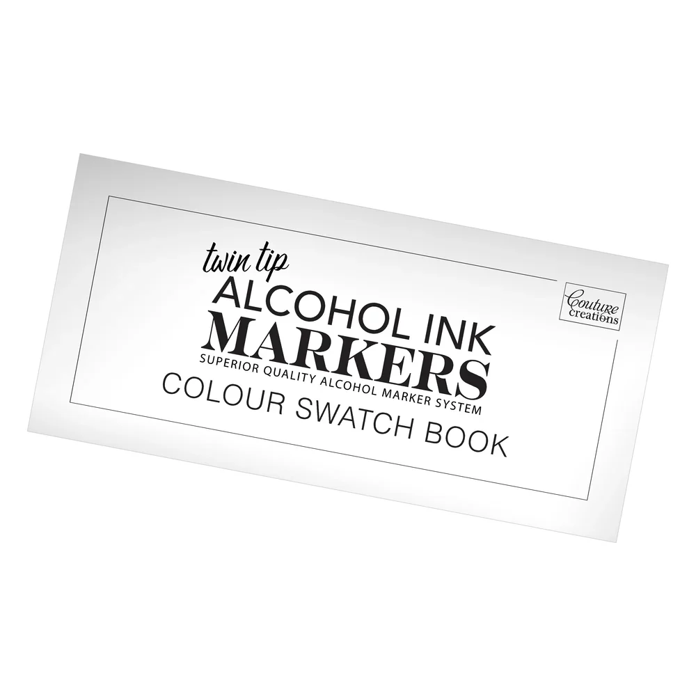 Couture Creations Colour Swatch Book for Twin Tip Ink Markers - Nail Gallerys