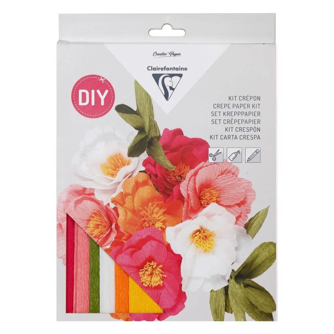 Clairefontaine Bunch of Flowers Crepe Paper Kit - Nail Gallerys