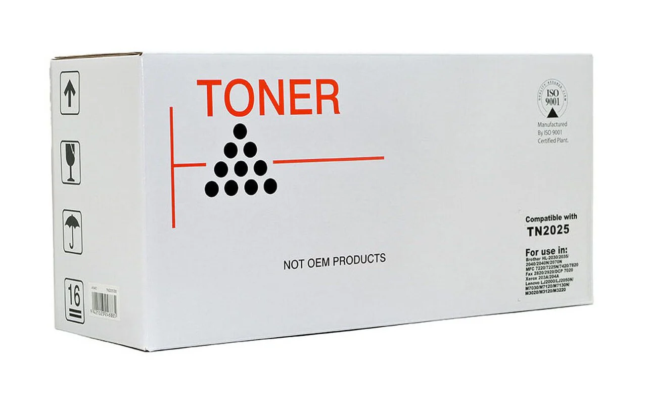 Icon Compatible Brother Tn350/2000/2025/2050 Black Toner Cartridge - Nail Gallerys