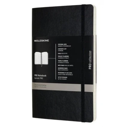 Moleskine Pro Large Soft Cover Notebooks - Nail Gallerys