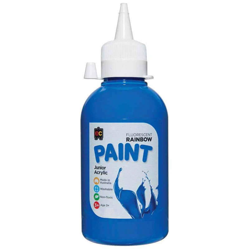 EC Rainbow Fluorescent Acrylic Paints 250ml - Nail Gallerys