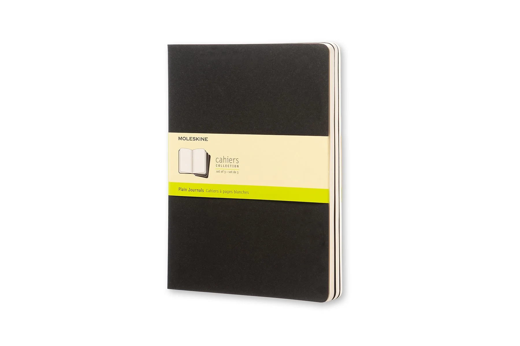 Moleskine Cahier Xtra Large Plain Journals Pack Of 3 - Nail Gallerys