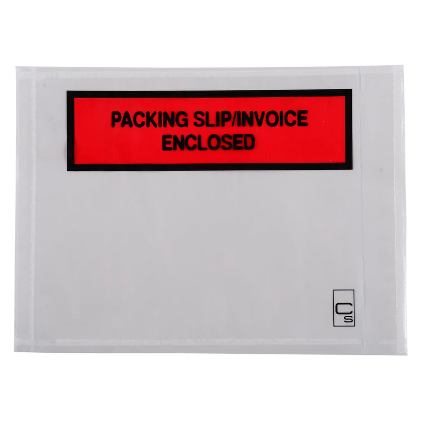 Cumberland Packaging Envelope Packing Slip/Invoice Enclosed 155 X 115mm Box Of 1000 - Nail Gallerys