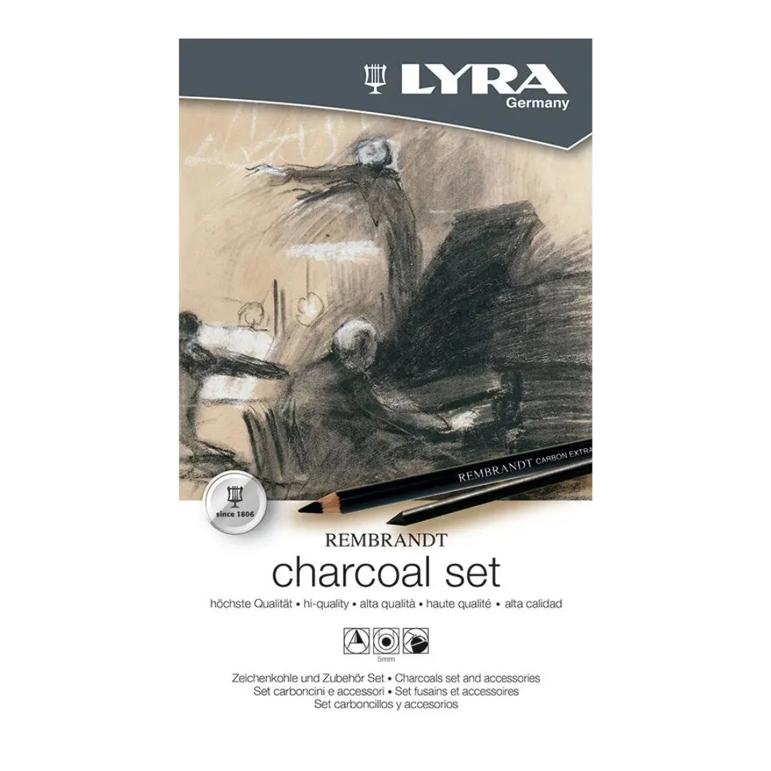 Lyra Rembrandt Charcoal Set - Nail Gallerys