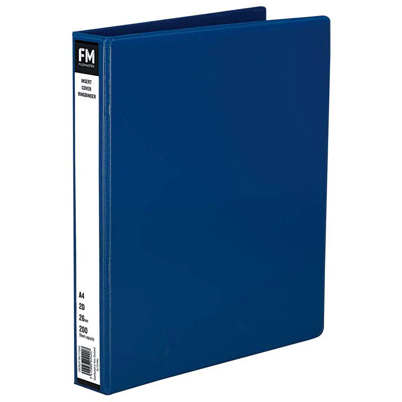 FM Ring Binder Overlay A4 2/26 Light Blue Insert Cover - Nail Gallerys