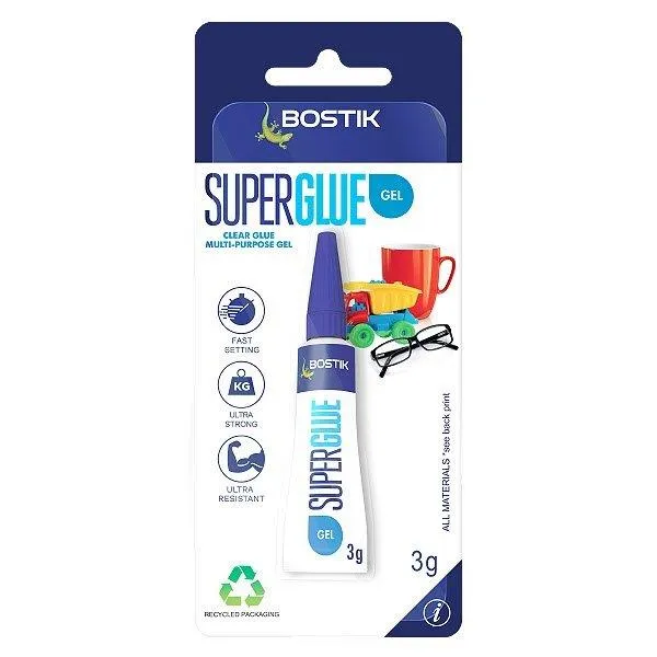 Bostik 3g Super Glue Gel - Nail Gallerys