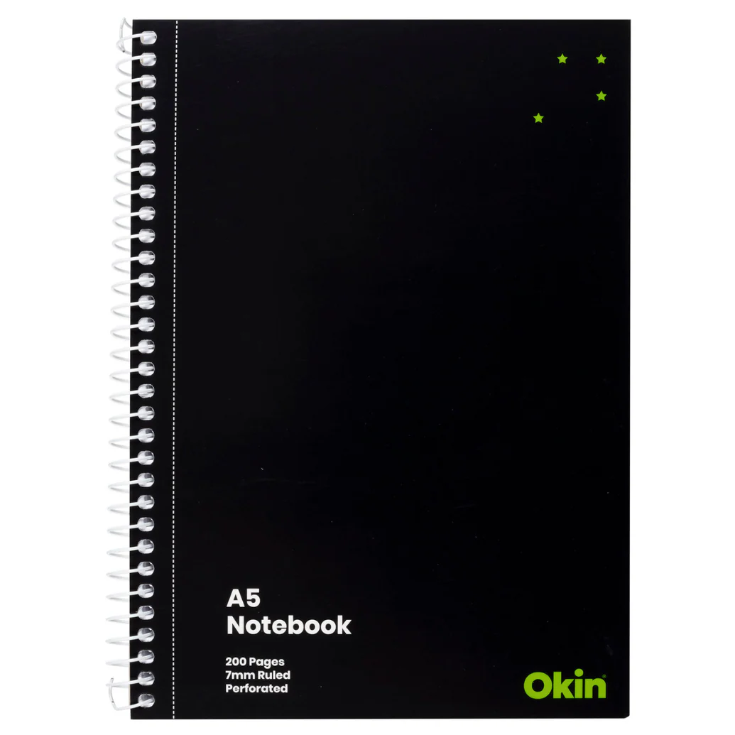Okin Spiral A5 Soft Cover Notebooks - Pack Of 3 - Nail Gallerys