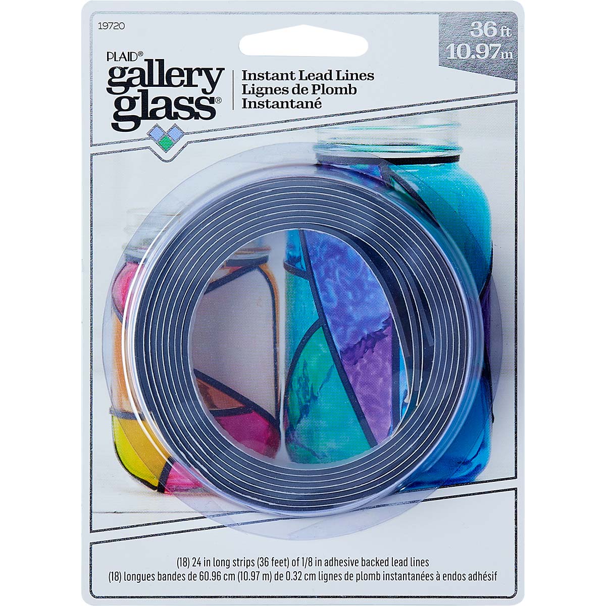 Plaid Gallery Glass Instant Lead Roll - Nail Gallerys