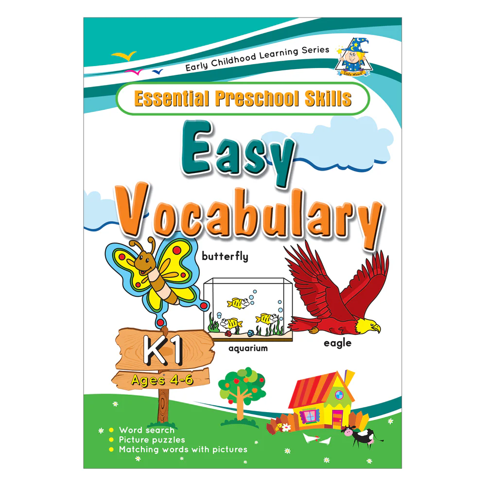 Greenhill Activity Book 4-6 Year Easy Vocabulary - Nail Gallerys