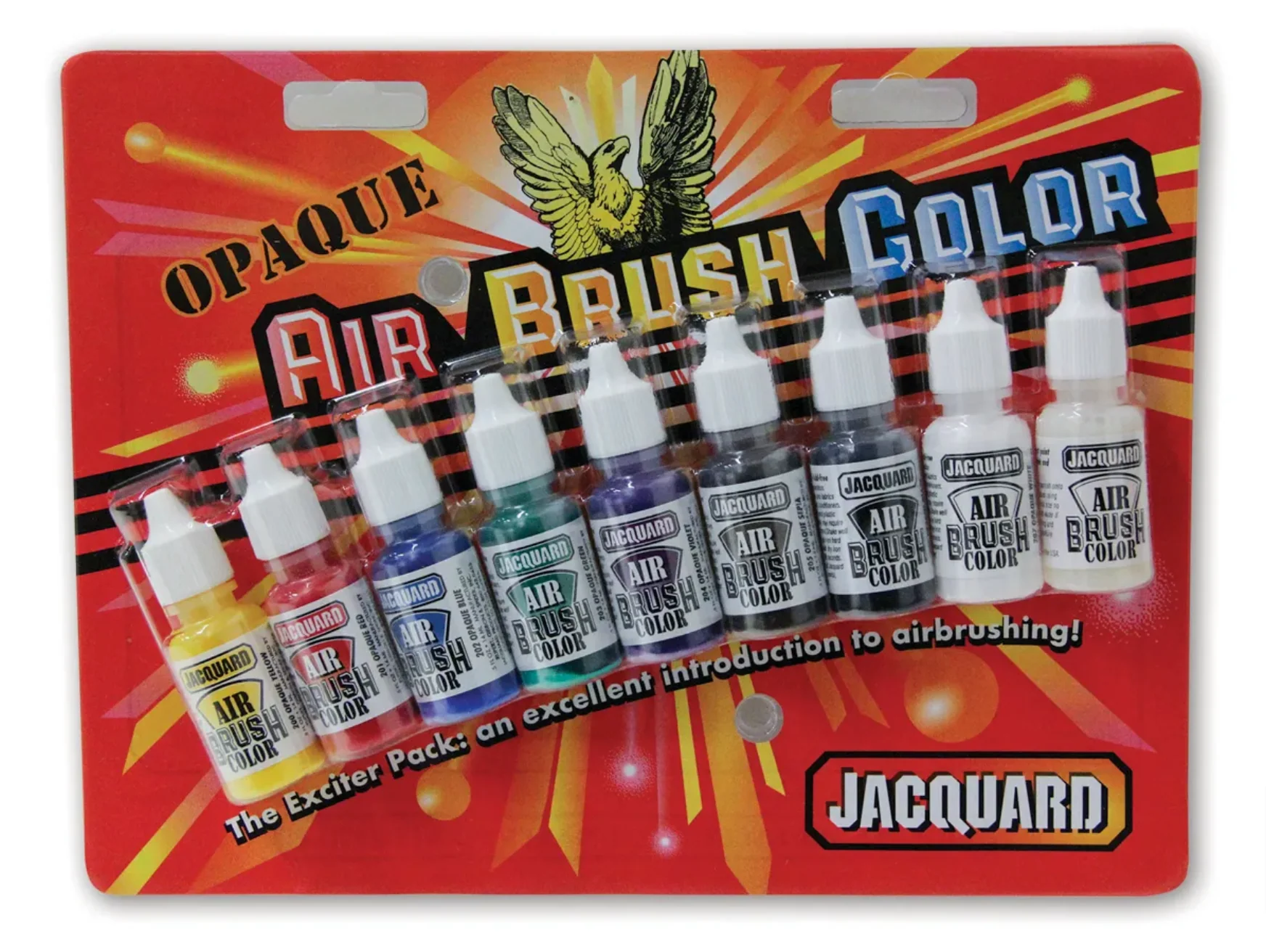 Jacquard Airbrush Exciter Pack Of 9 - Nail Gallerys