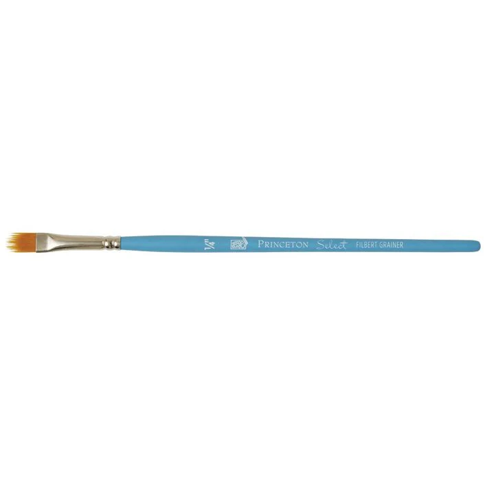 Princeton Select Artiste 3750 Filbert Grainer Synthetic Brushes - Nail Gallerys