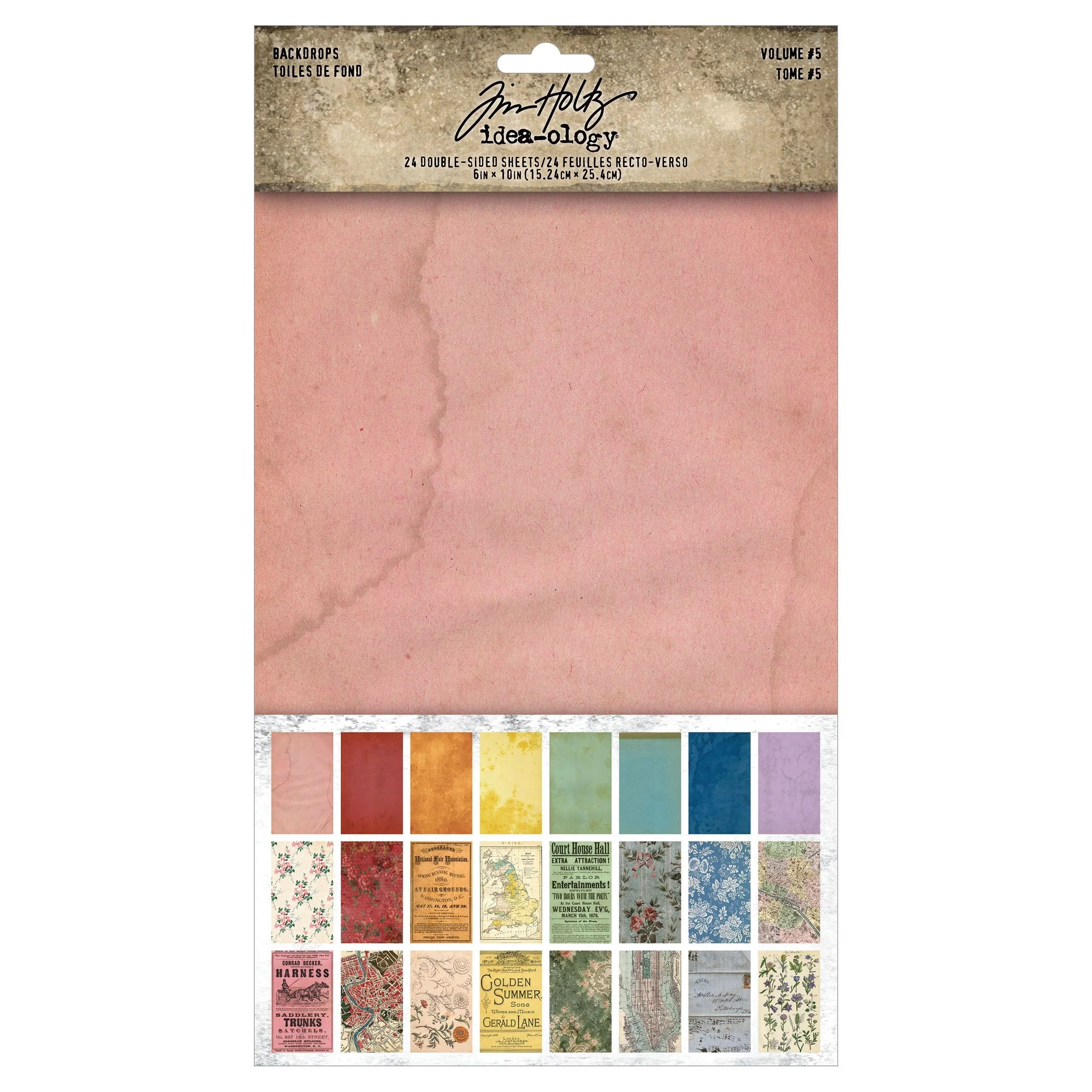 Tim Holtz Idea-Ology Backdrops 6