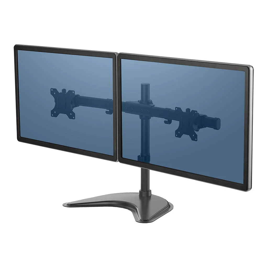 Fellowes Professional Freestanding Dual Monitor Arm - Nail Gallerys