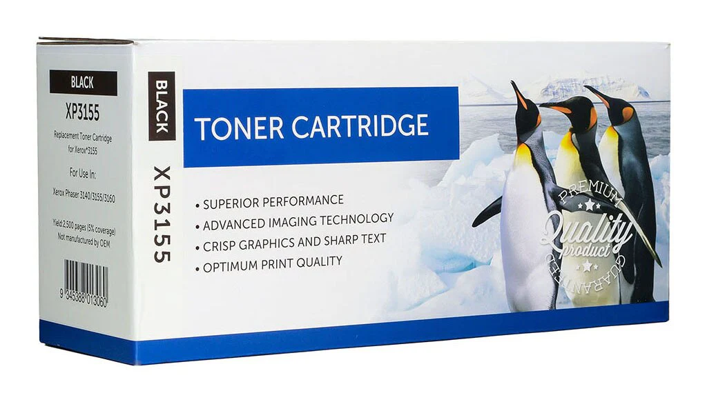 Icon Compatible Fuji Xerox Cwaa0805 Phaser 3155/3160/p3155/p3160 Black Toner Cartridge - Nail Gallerys