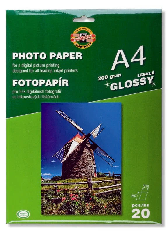 Koh-I-Noor Photopaper Gloss A4 200gsm - Nail Gallerys