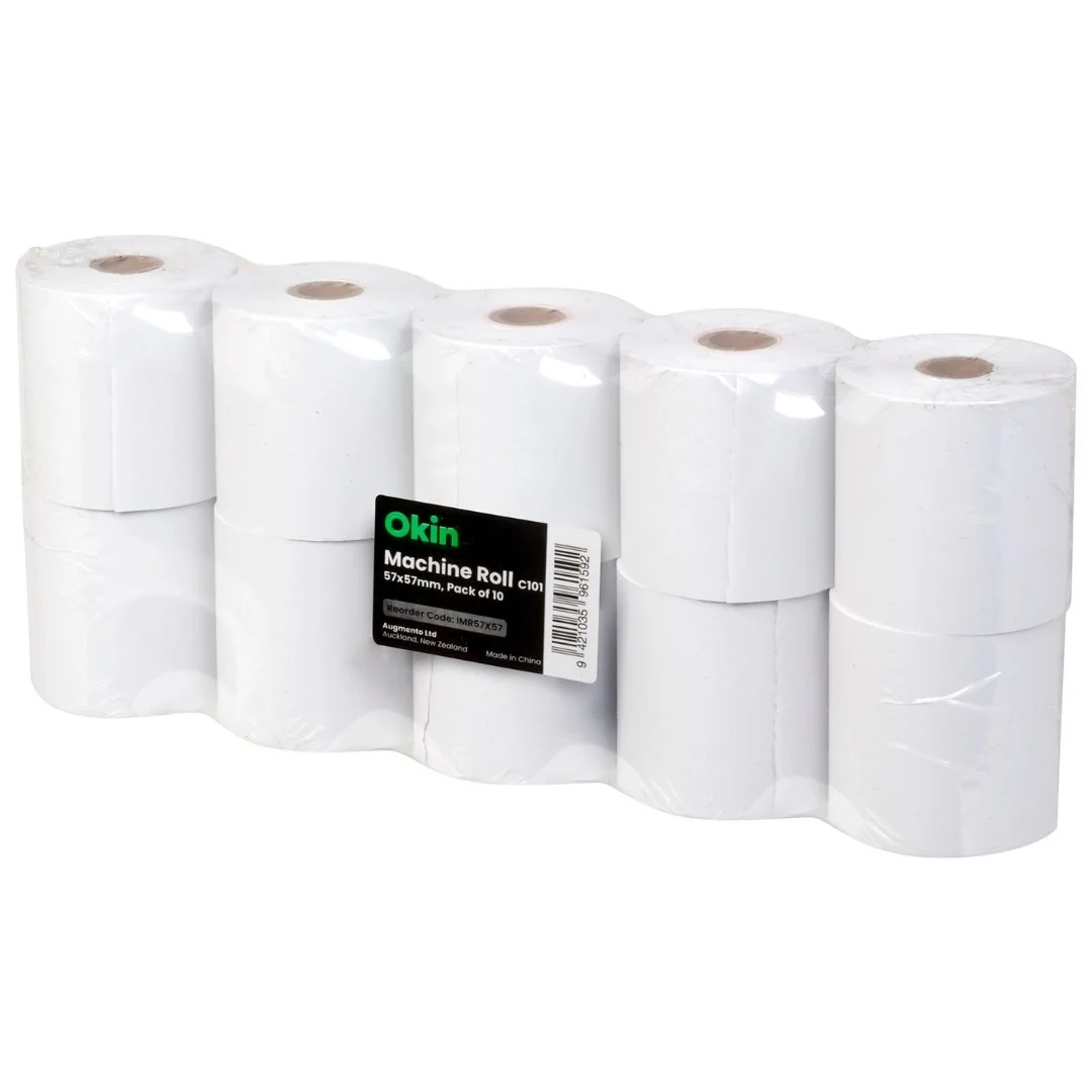 Okin Machine Roll 57x57mm (C101) Pack of 10 - Nail Gallerys