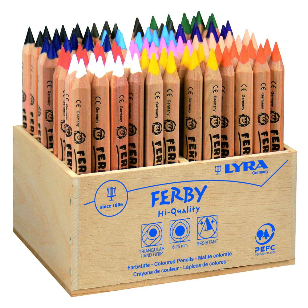 Lyra Ferby Nature Assorted Colouring Pencils Set of 96 Pieces - Nail Gallerys