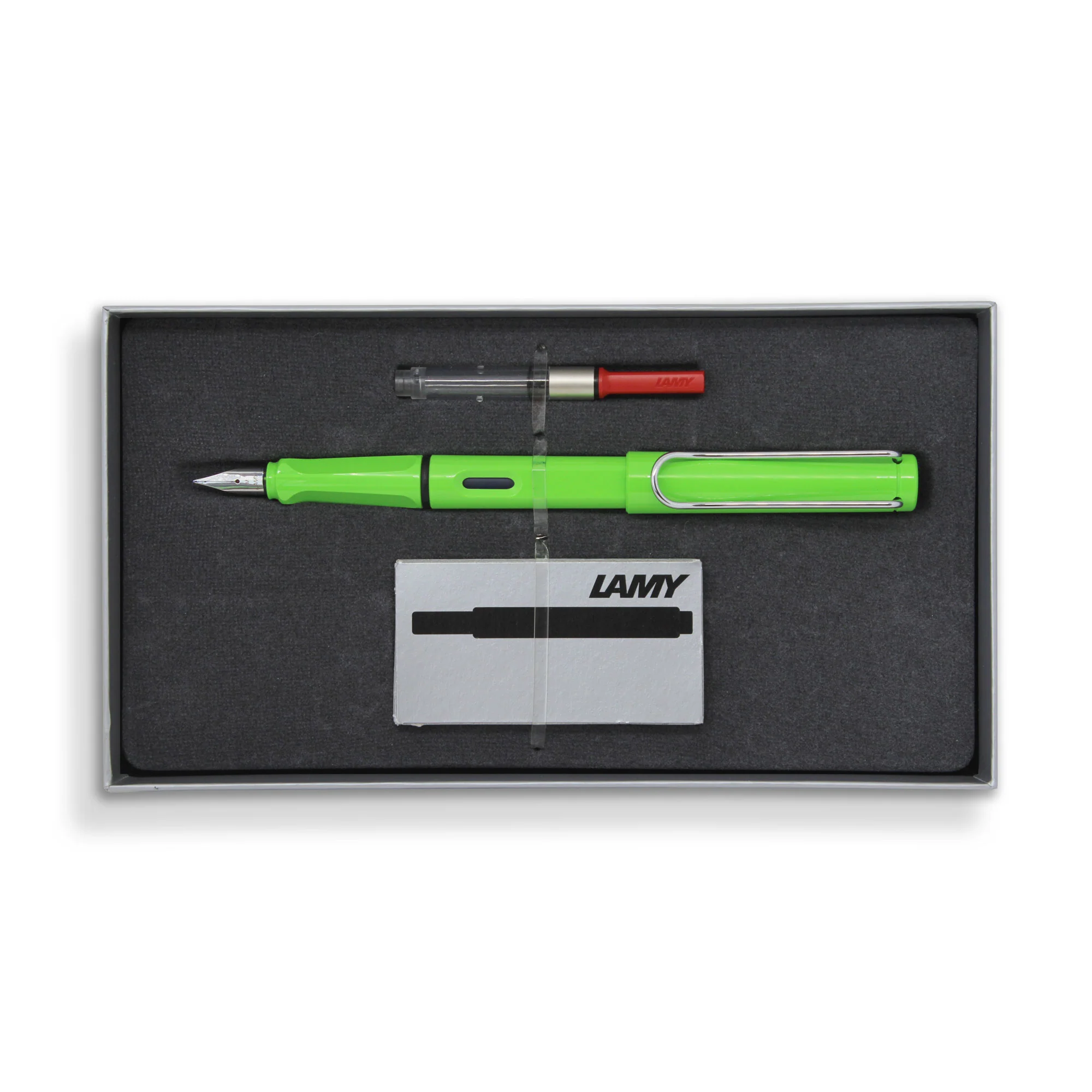 Lamy E191 Green Fountain Pen Gift Set - Nail Gallerys