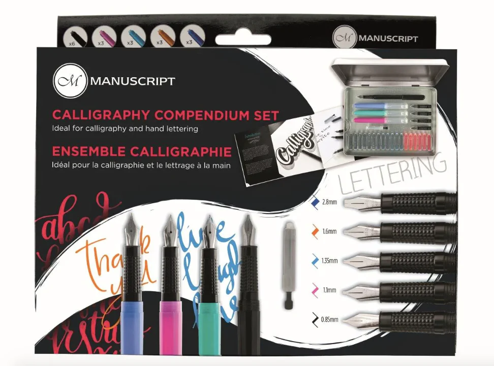 Manuscript Calligraphy Compendium Set - Nail Gallerys