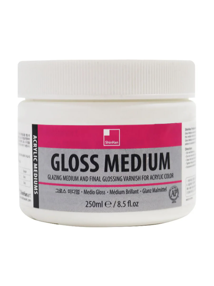ShinHan Professional Acrylic Gloss Medium 250ml - Nail Gallerys