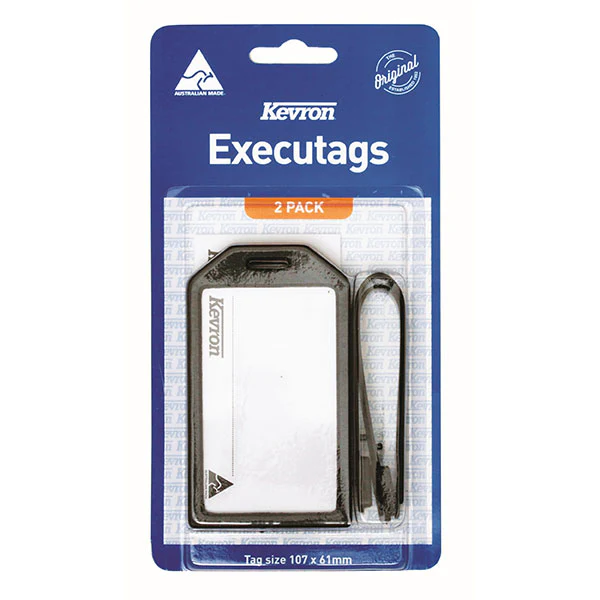 Kevron Executag Black - Pack Of 2 - Nail Gallerys