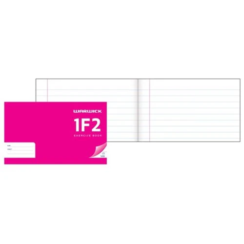 Warwick Exercise Book 1f2 24 Leaf Ruled 12mm 125x202mm - Nail Gallerys