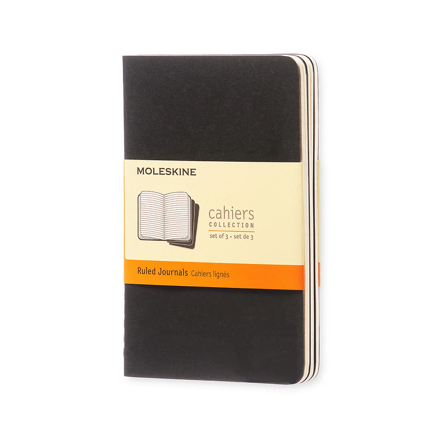 Moleskine Cahier Pocket Ruled Journals Pack Of 3 - Nail Gallerys