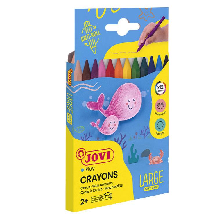 Jovi Art Plastic Crayons Set of 12 - Nail Gallerys