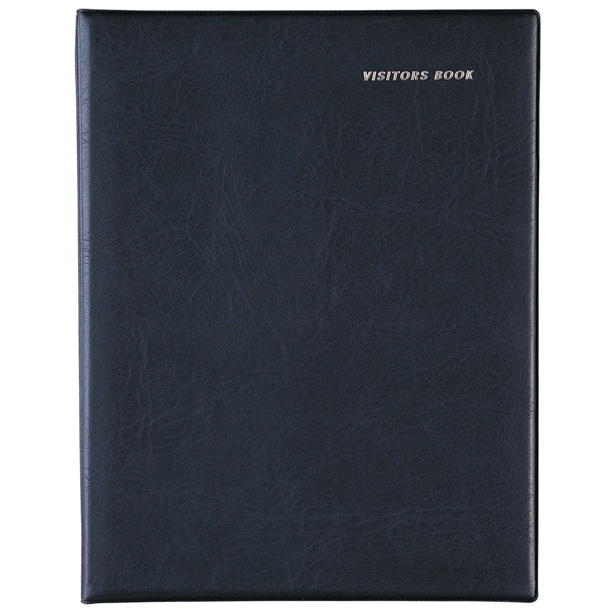 Debden 220x280mm Wiro PVC Black Corporate Visitors Book - Nail Gallerys