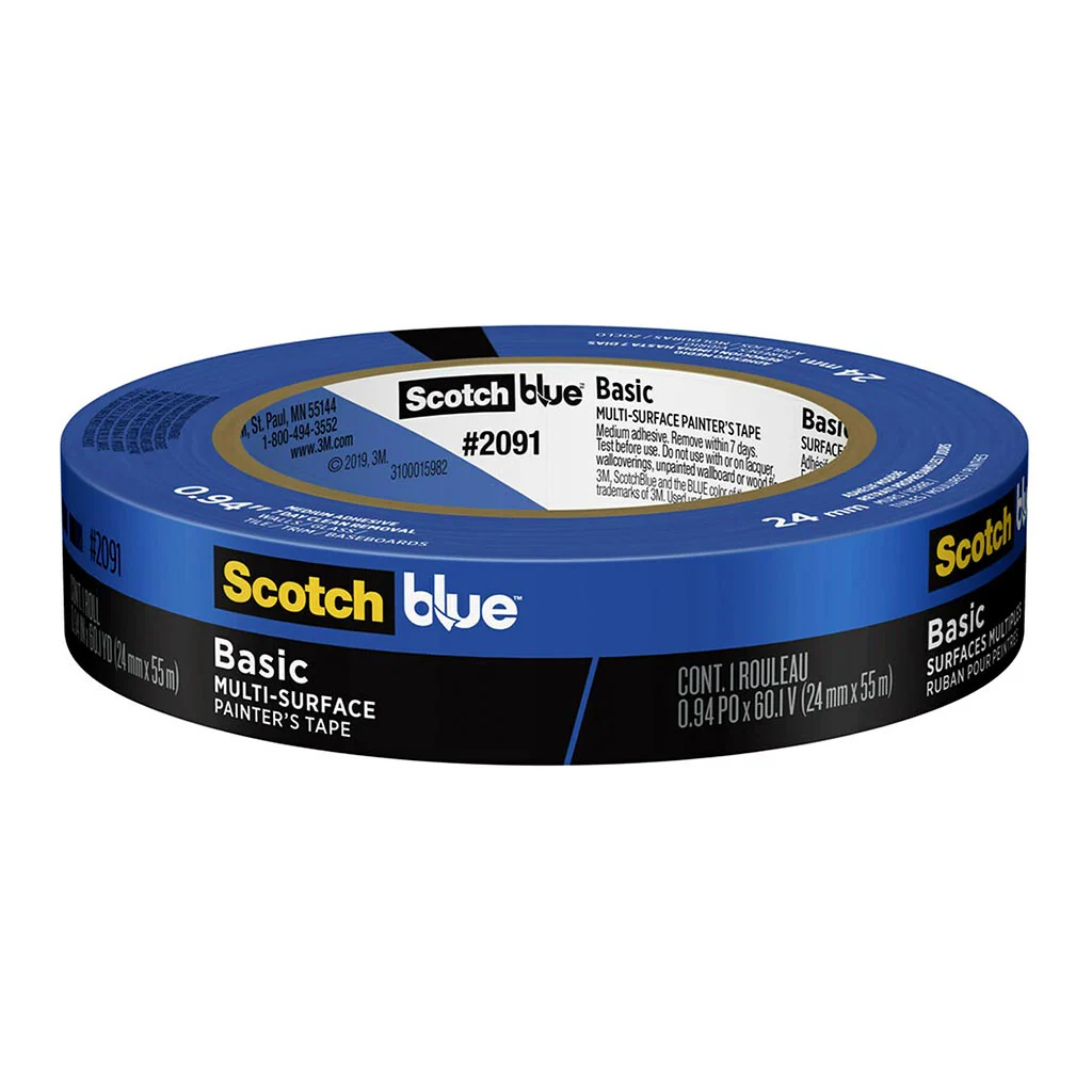 ScotchBlue Basic 24mm x 55m Painter's Tape - Nail Gallerys