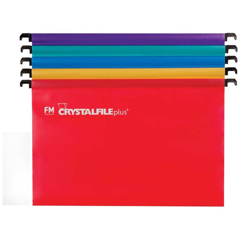 FM File Suspension Crystafile Assorted 10 Pack Plus Polyprop - Nail Gallerys