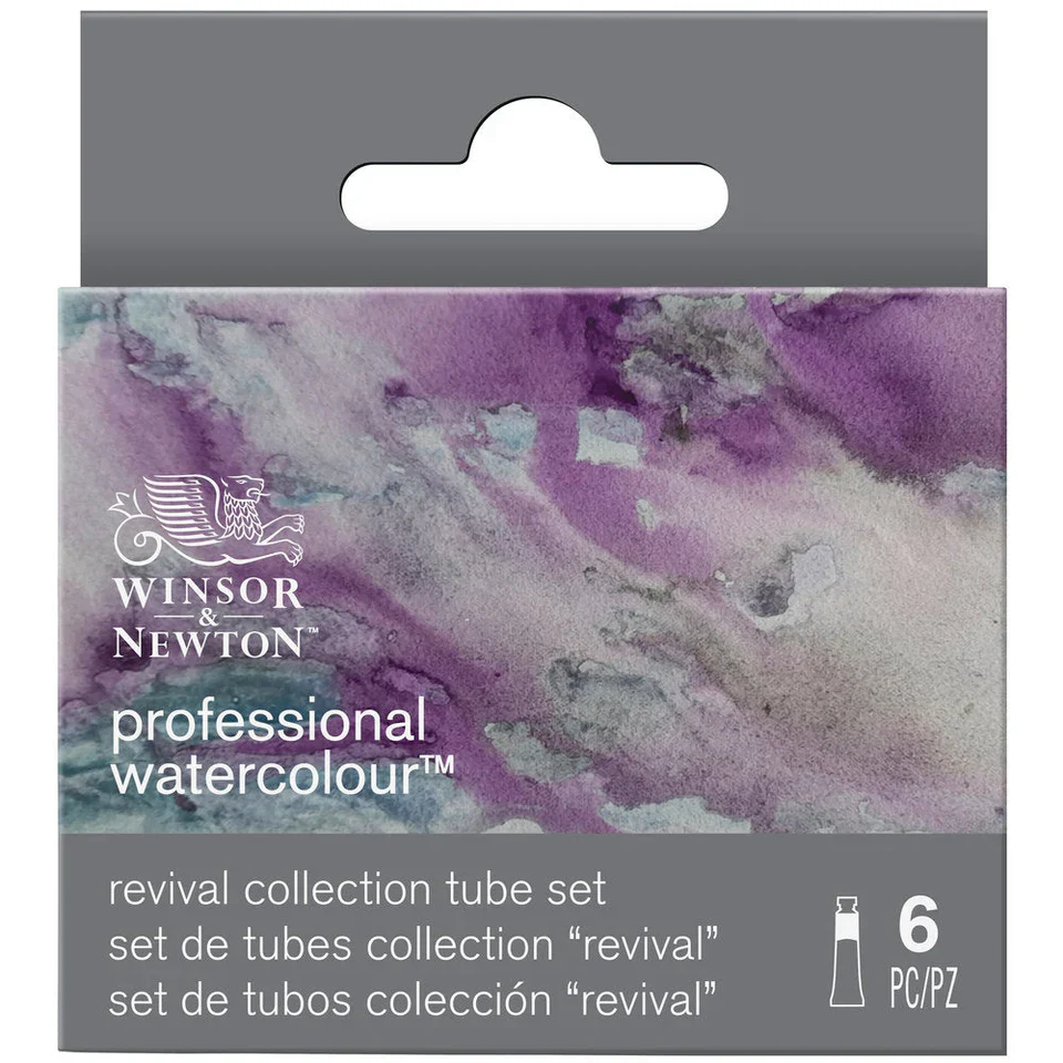 Winsor & Newton Professional Watercolour Revival Collection Paints Set of 6 - Nail Gallerys