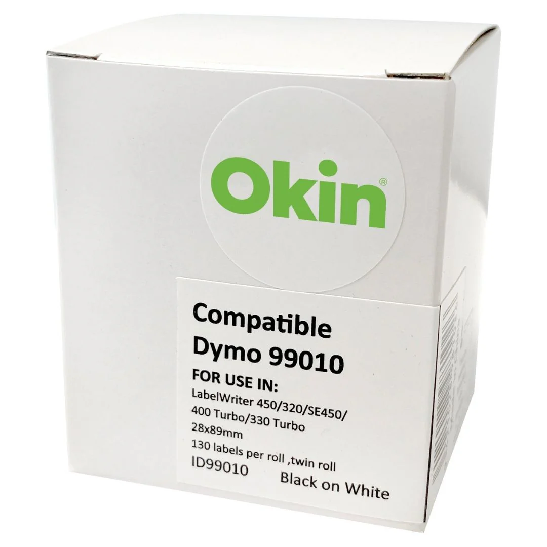 Okin Compatible Dymo Lw Standard Address Labels 89x28mm Pack of 260 - Nail Gallerys