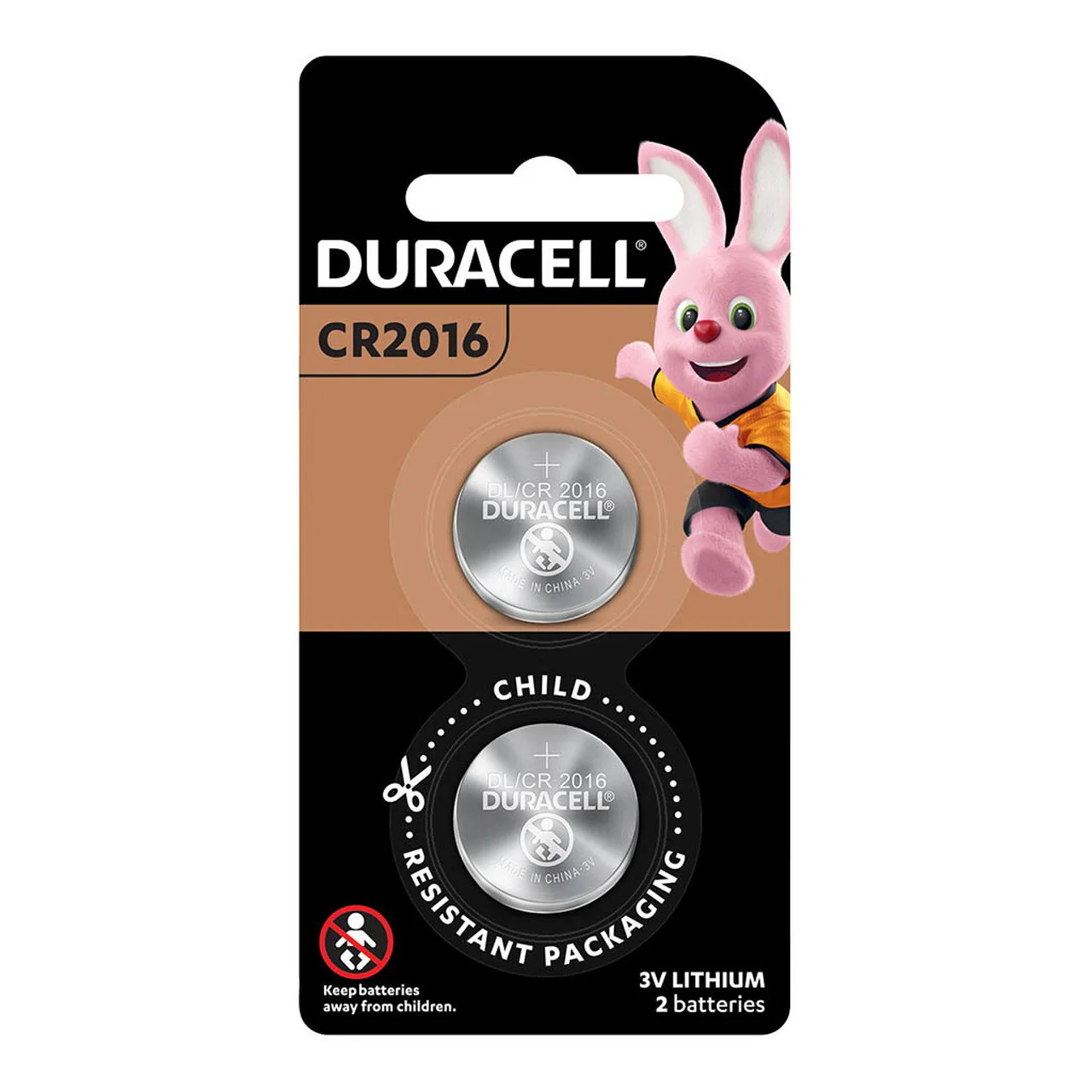 Duracell Lithium Coin Cr2016 Battery Pack Of 2 - Nail Gallerys