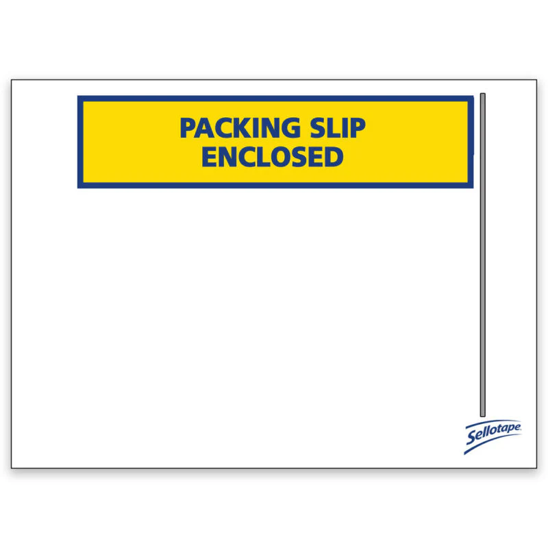 Sellotape Labelopes Packing Slip Enclosed 115x155mm - Nail Gallerys