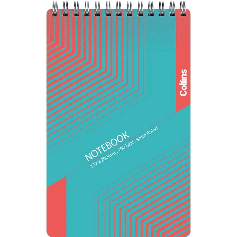 Collins Notebook Wiro Polyprop Reporters 200x127mm 100 Leaf - Nail Gallerys