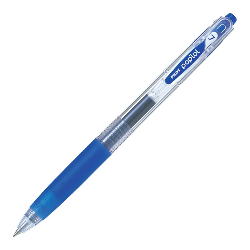 Pilot Pop'Lol Gel Fine Pen Blue - Pack Of 12 - Nail Gallerys
