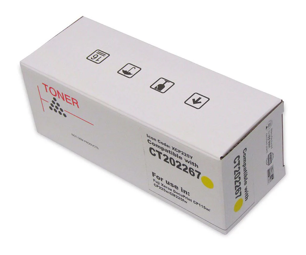 Icon Compatible Fuji Xerox Ct202267 Yellow Laser Cartridge - Nail Gallerys