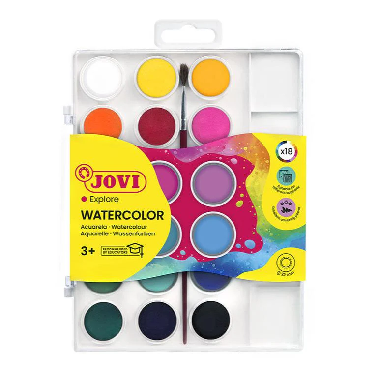Jovi Watercolour 20mm Tablets Set of 18 - Nail Gallerys