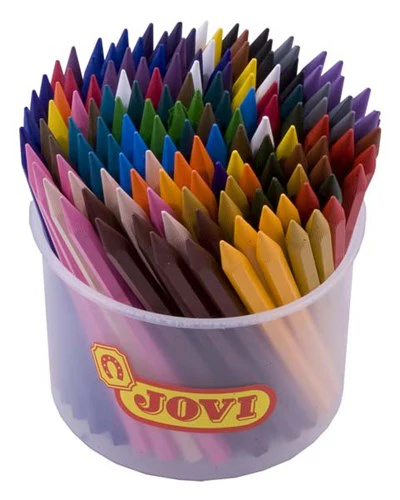 Jovi Plastic Crayons Jar Of 144 - Nail Gallerys
